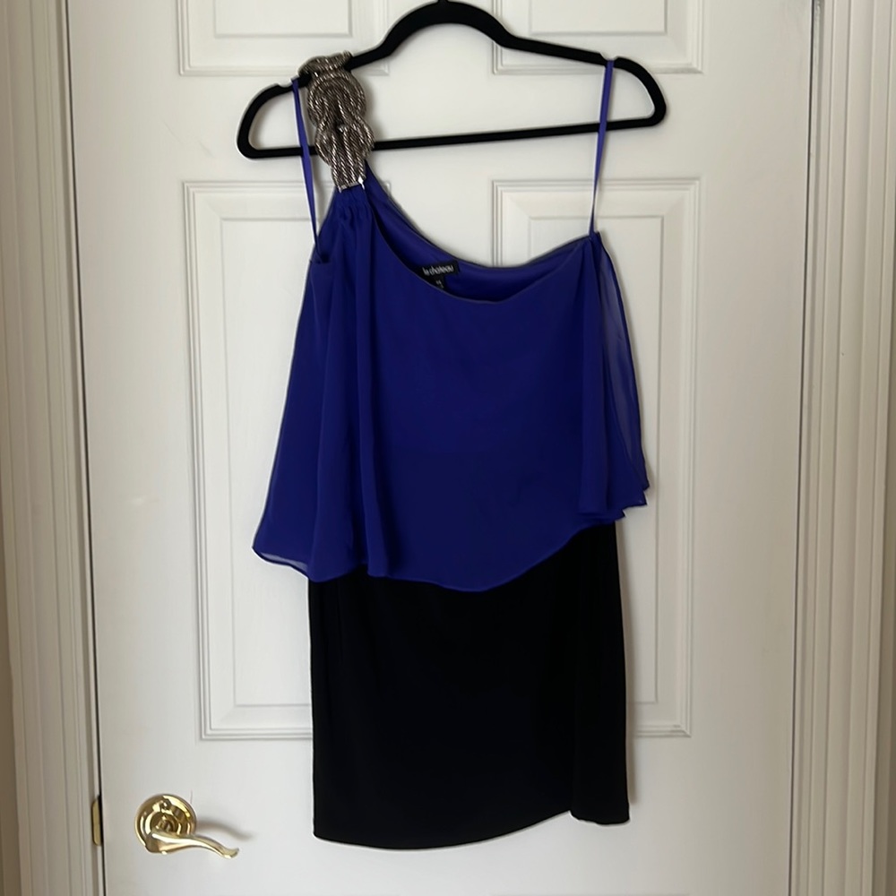 Chic one shoulder mini dress